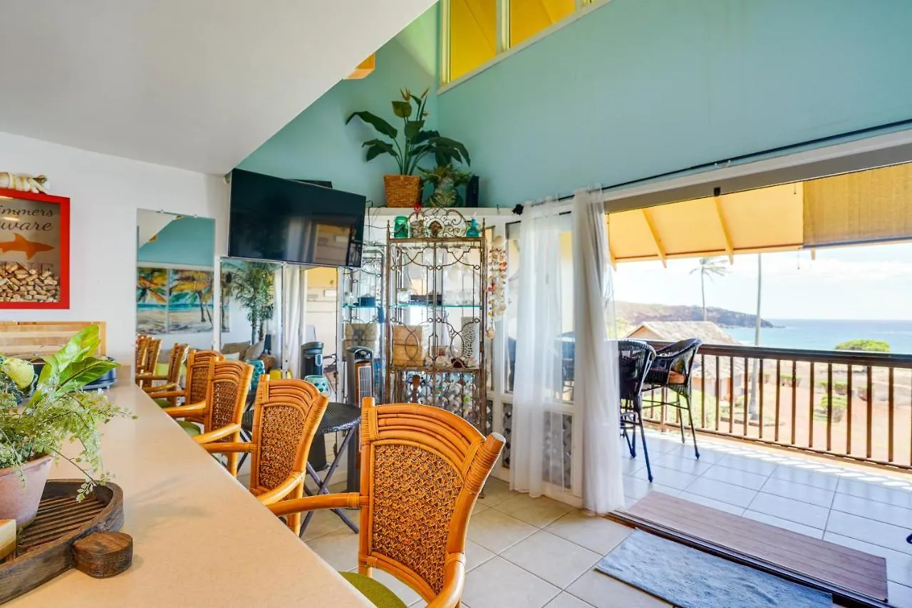 Oceanfront Maunaloa Condo, Steps To Pool And Beach! Lägenhet